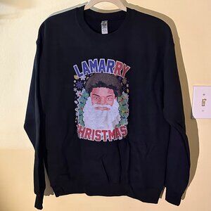 Baltimore Ravens Lamar Jackson Christmas Sweatshirt, adult size M